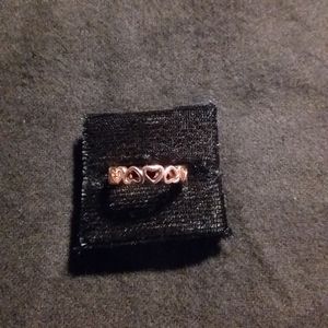 Rose Gold Heart Toe Ring